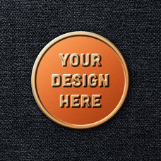 Enamel Pin Logo Mockup