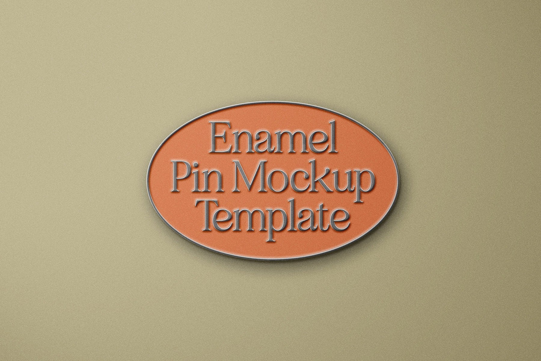 Enamel Pin Mockup