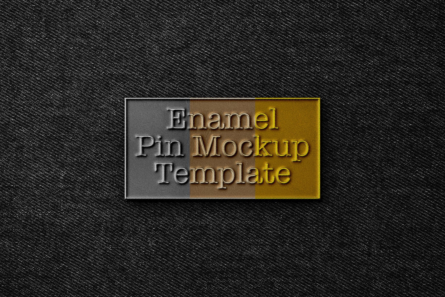Enamel Pin Mockup