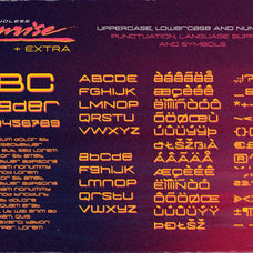 Endless Sunrise - A Sun-kissed 80s Inspired Script Font Duo