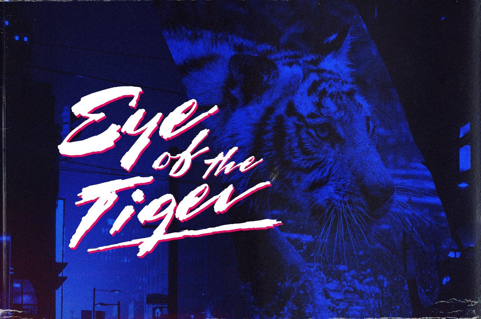 Endless Sunrise - A Sun-kissed 80s Inspired Script Font Duo