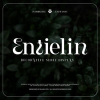 Entielin Decorative Serif Display Font