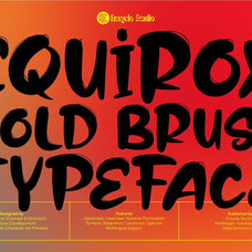 Equirox - Bold Brush Font