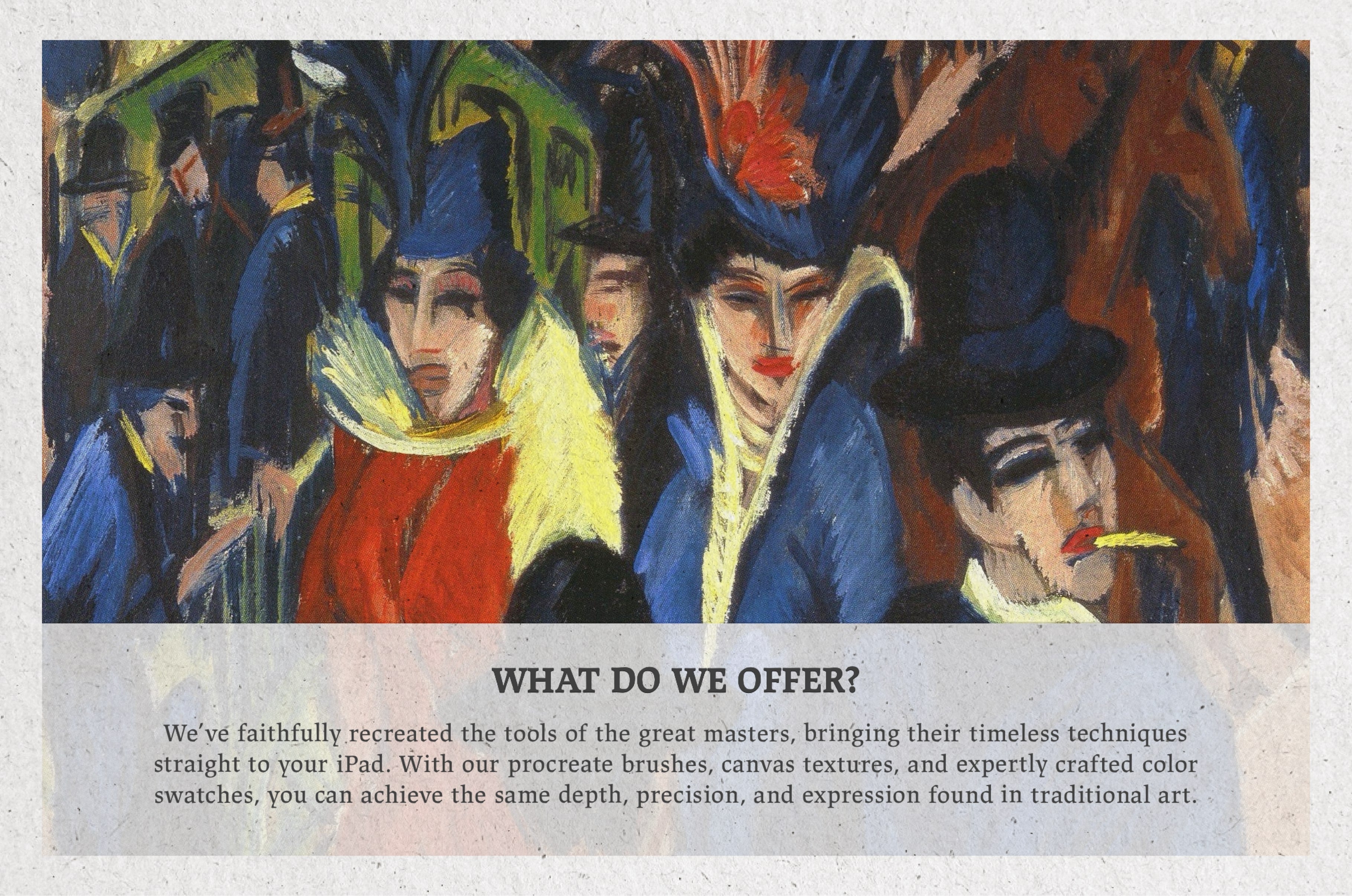 Ernst Ludwig Kirchner Procreate Kit