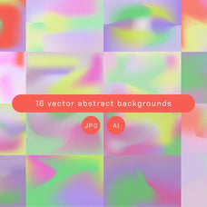 Escapism Vector Grainy Gradient Set