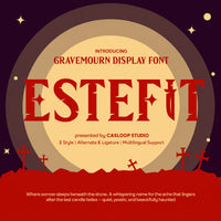 Estefit - Halloween Gothic Font