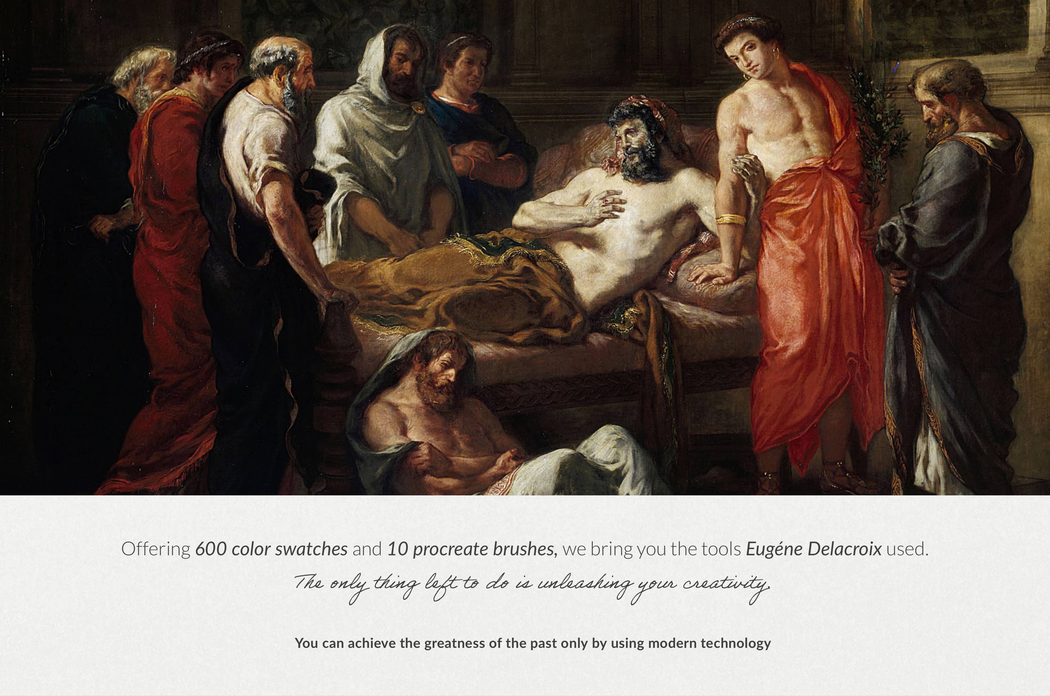 Eugene Delacroix's Procreate Kit
