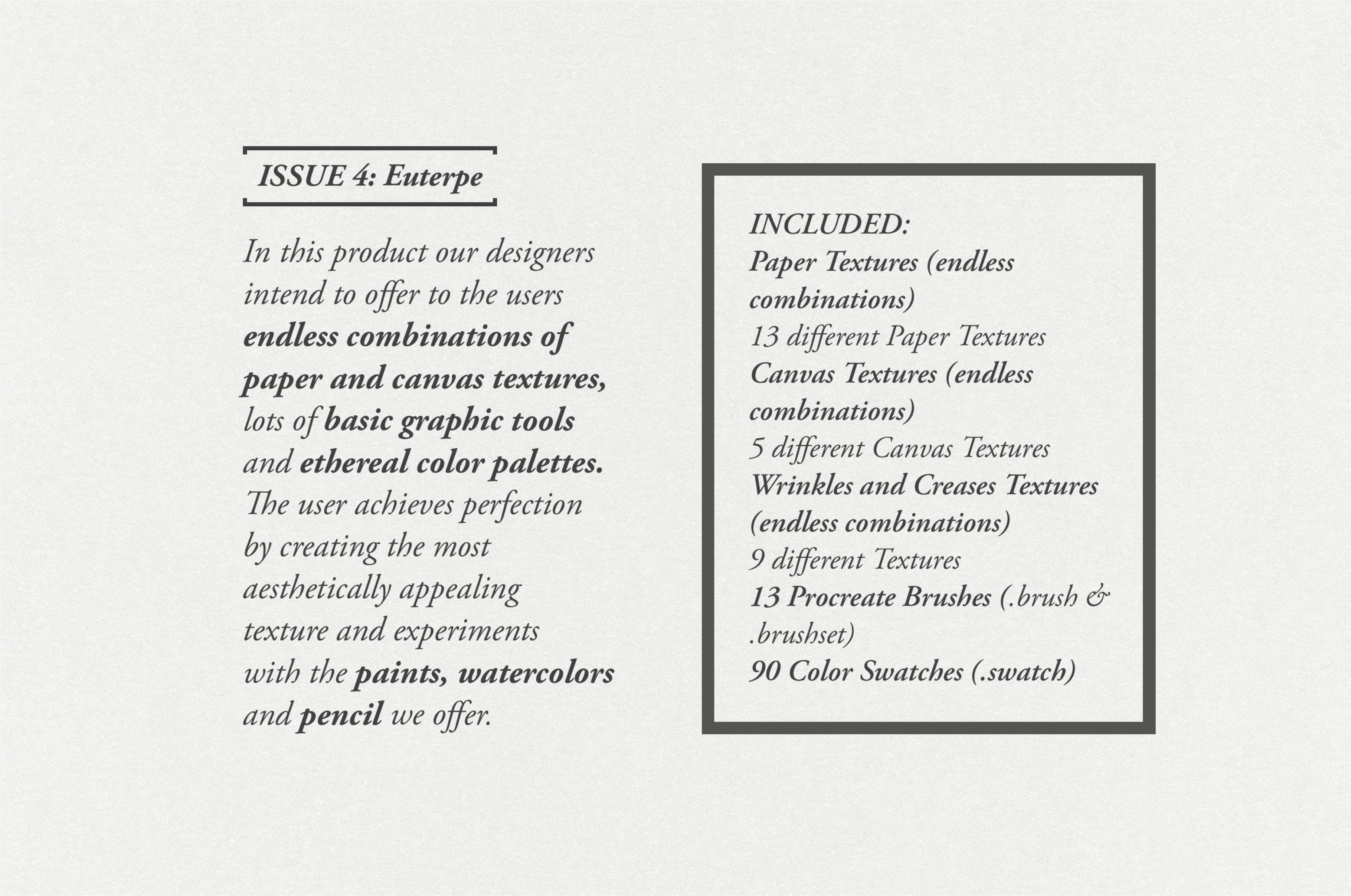 Euterpe Procreate Kit