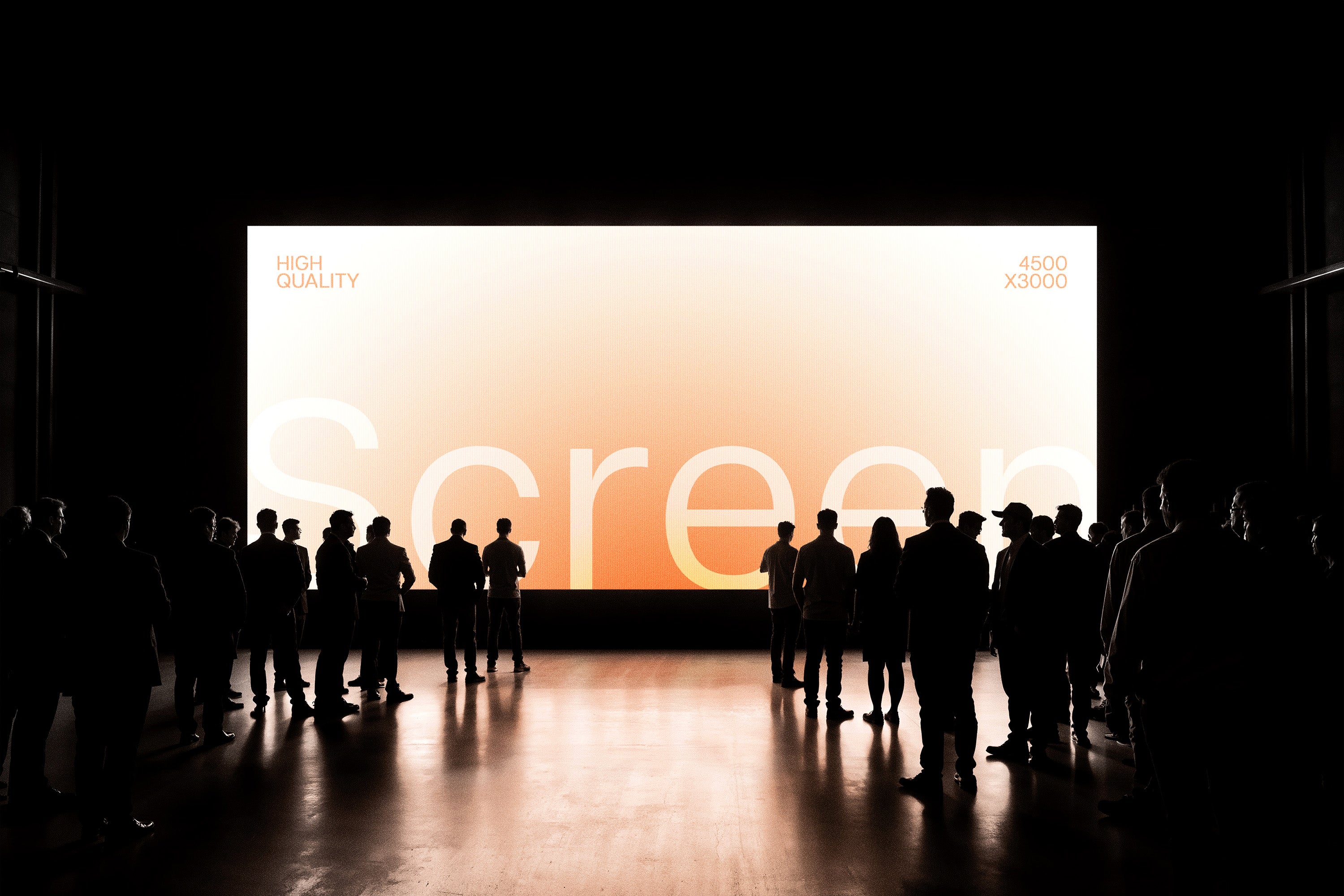 Event Hall 21:9 Screen Mockup