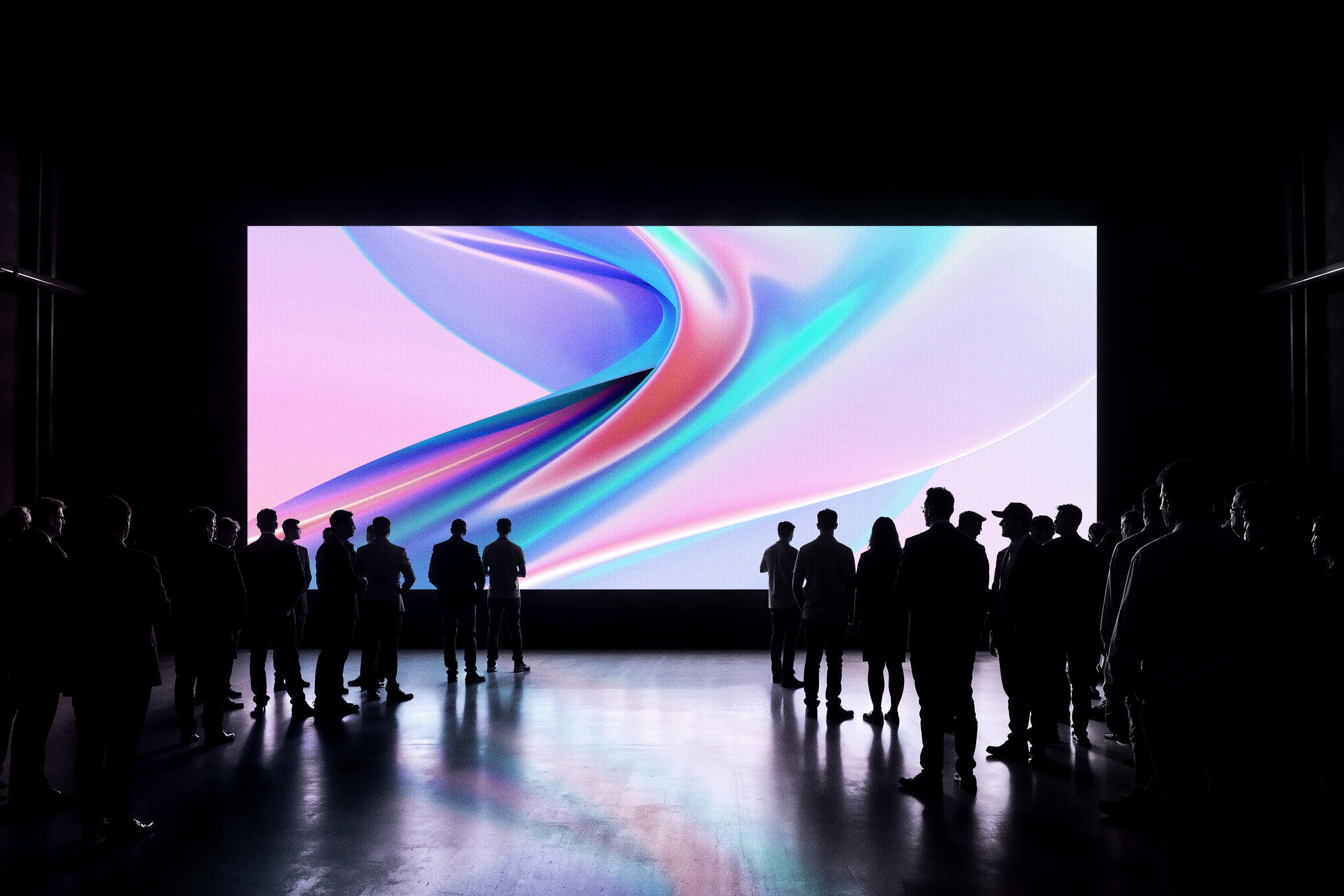 Event Hall 21:9 Screen Mockup