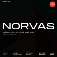 Extended Sans Serif - Norvas