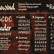 Fast Rewind: Nostalgic Brush Script Font