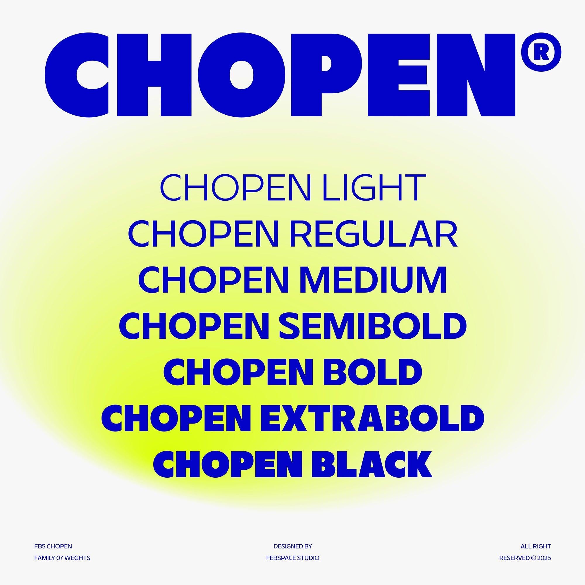 FBS Chopen - Font Family