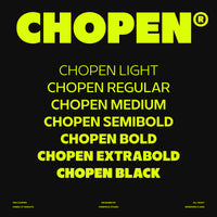 FBS Chopen - Font Family