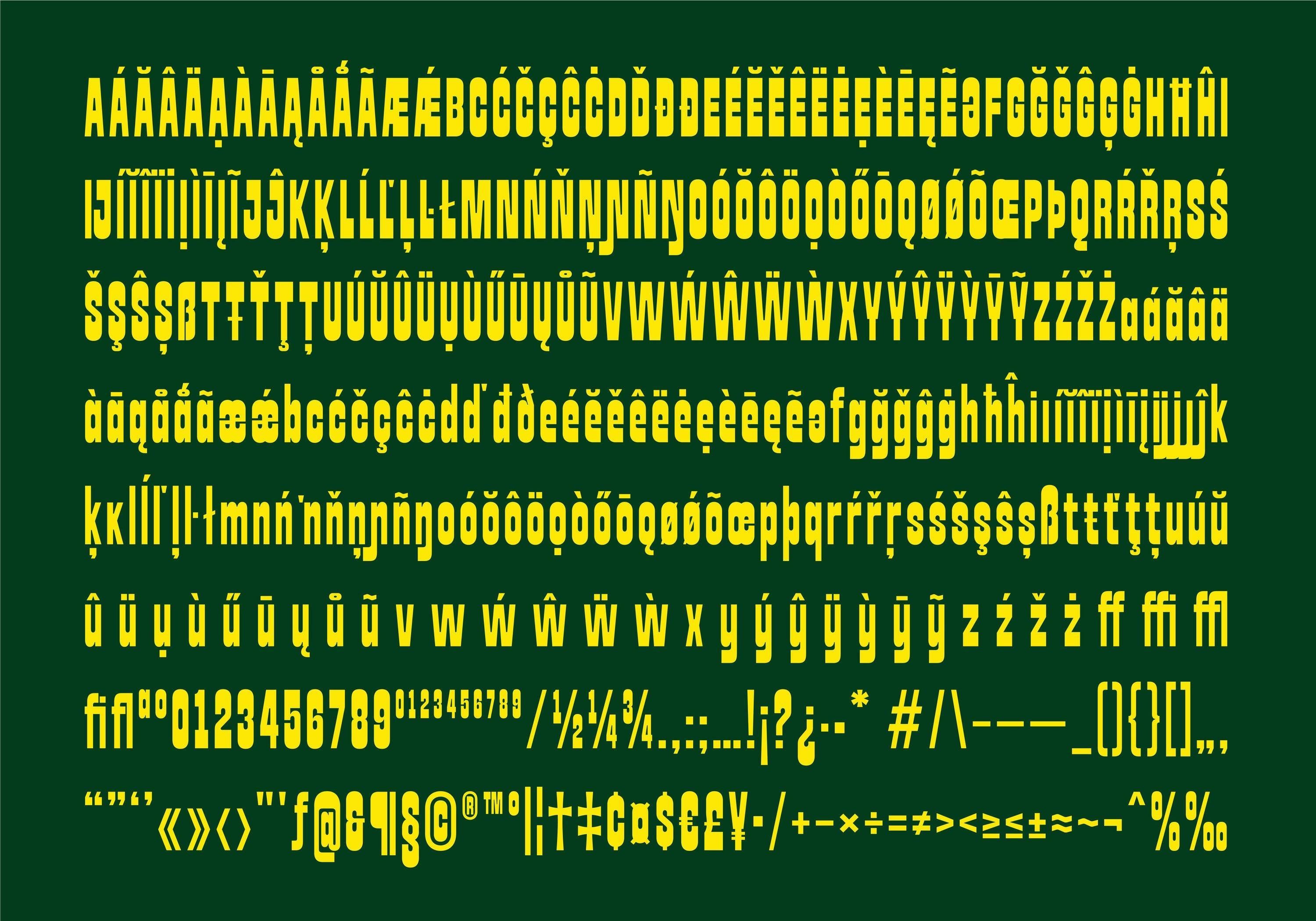 FBS Nacho Typeface