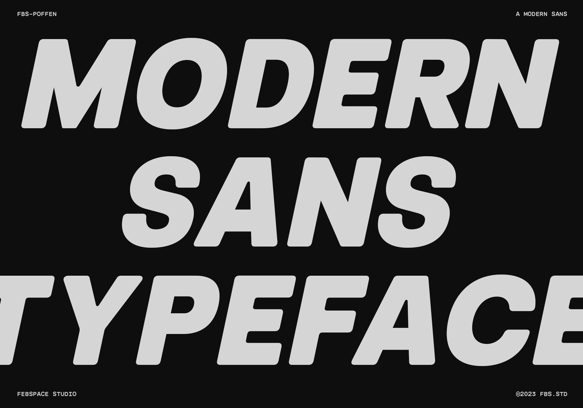 FBS Poffen Typeface