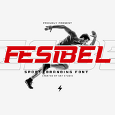 Fesibel - Bold Sports Branding Font