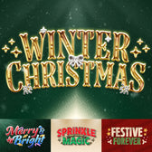 Festive Christmas Text Effect