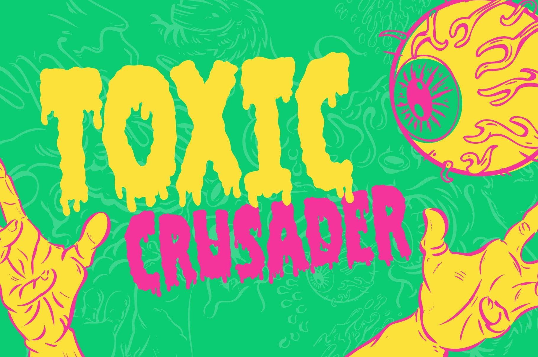 Filthy Creation: An Outrageously Cartoonish Slime Font!