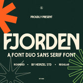 Fjorden Font Duo Sans Serif Font