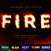 Flaming Fire Text Effects