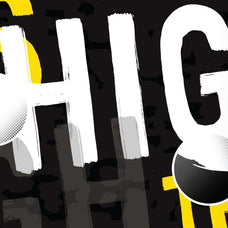 Flat Brush: Textured Brush Font