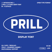 Flatface Prill