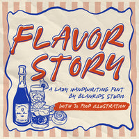 Flavor Story a Lazy Handwriting Font