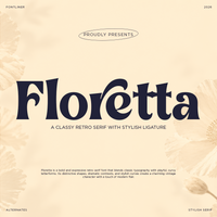 Floretta - Classy Retro Serif Font