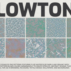 Flowtone Organic Seamless Patterns Collection