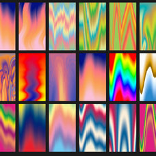 Flowy Gradients Social Media Backgrounds