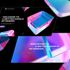 Fluid Glass 3D Shapes