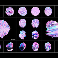 Fluid Glass 3D Shapes