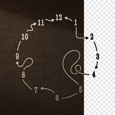Foil-Stamped Paper Logo Mockup