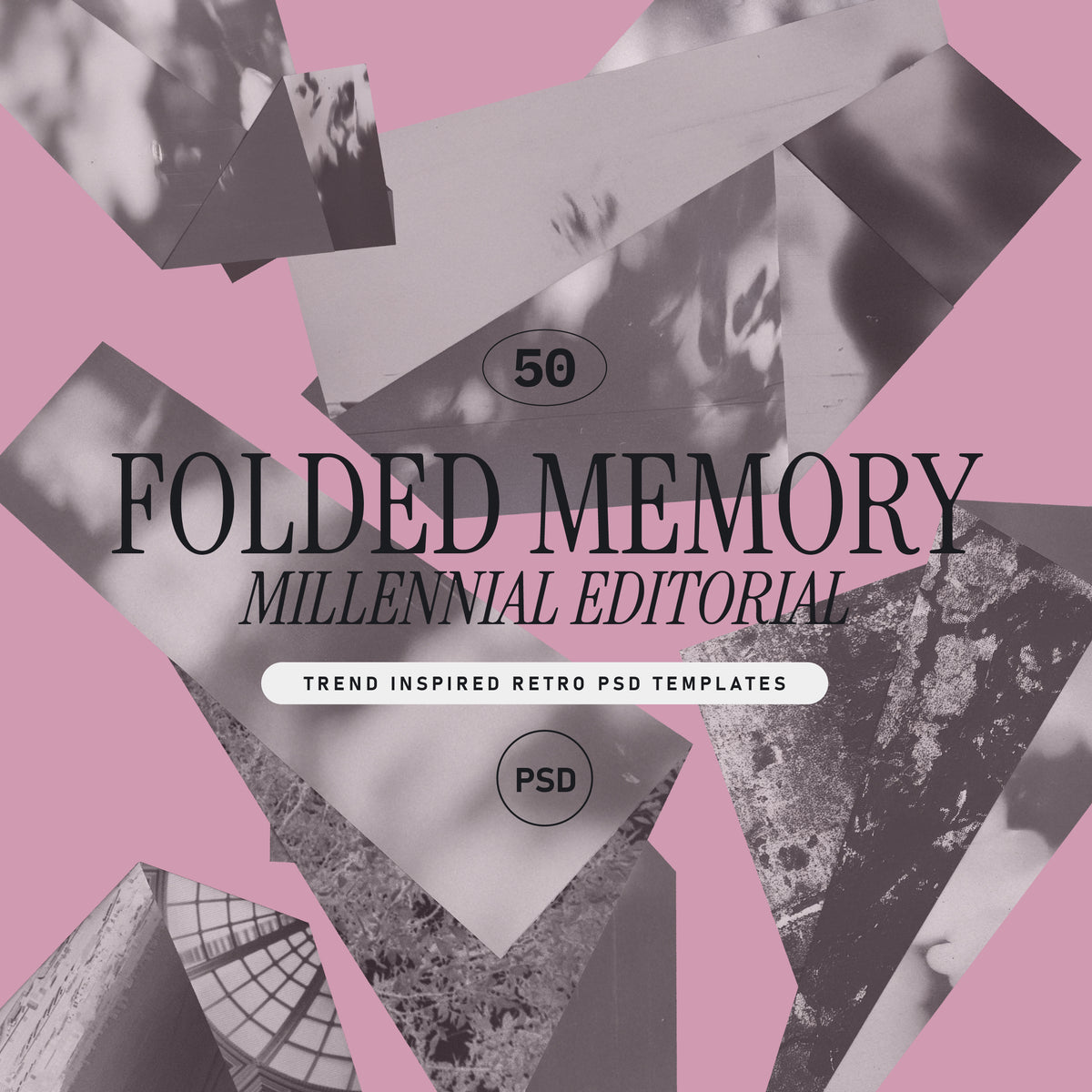 FOLDED MEMORY Retro PSD Kit by angelainthefields
