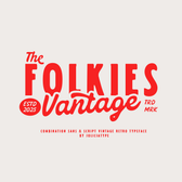 Folkies Vantage | Font Duo