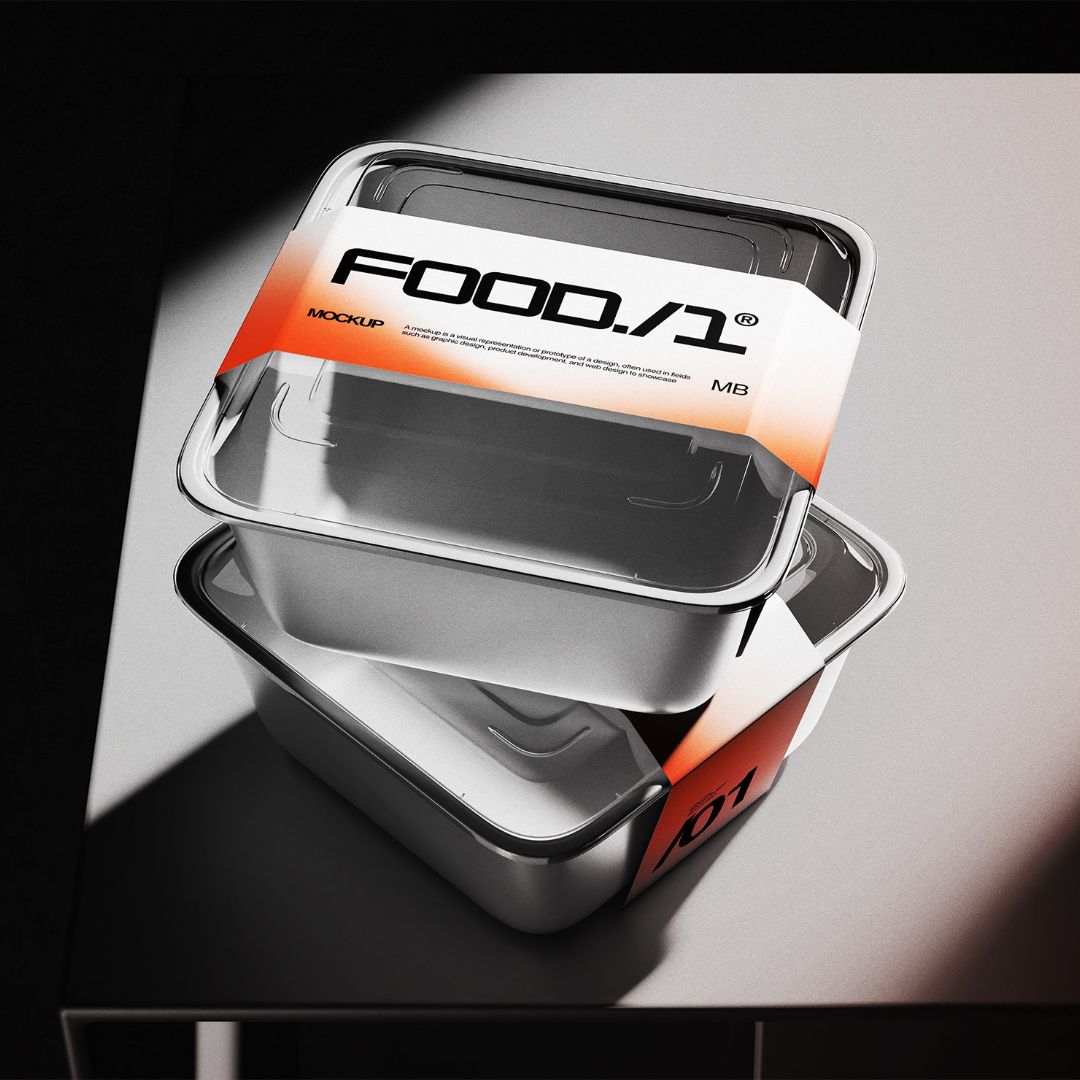Food Packaging With Label Mockup by Morrobati, preview 1