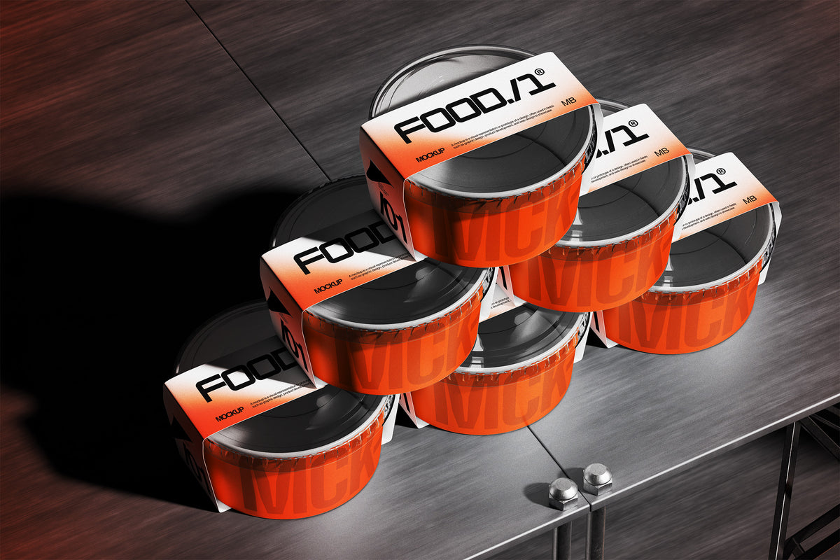 Food Packaging With Label Mockup by Morrobati, preview 5