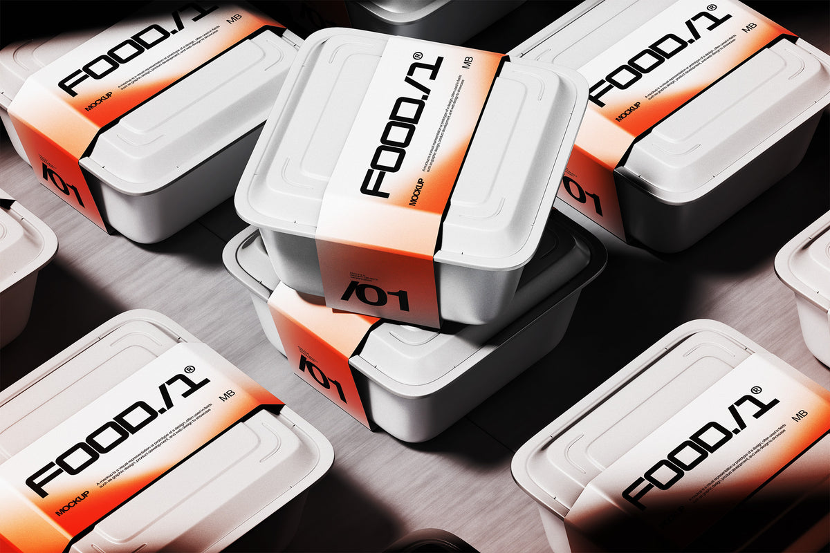 Food Packaging With Label Mockup by Morrobati, preview 5