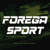 Forega Sport - Sports Branding Font