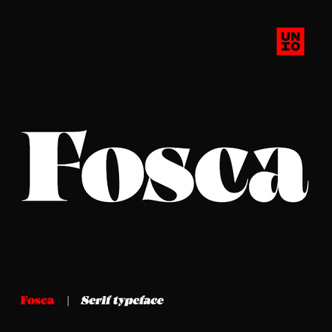 Fosca — Bold Baroque Display Serif Font