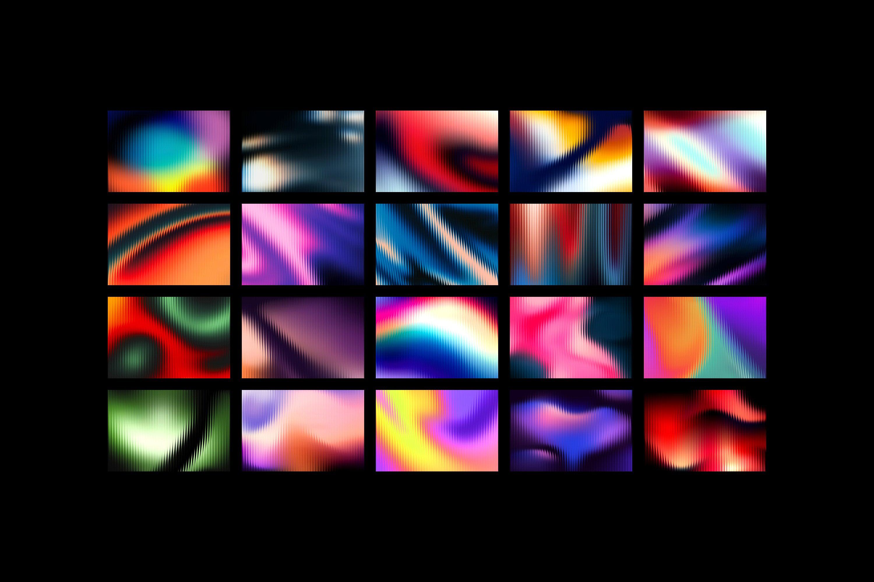 Fractal Glass Gradients