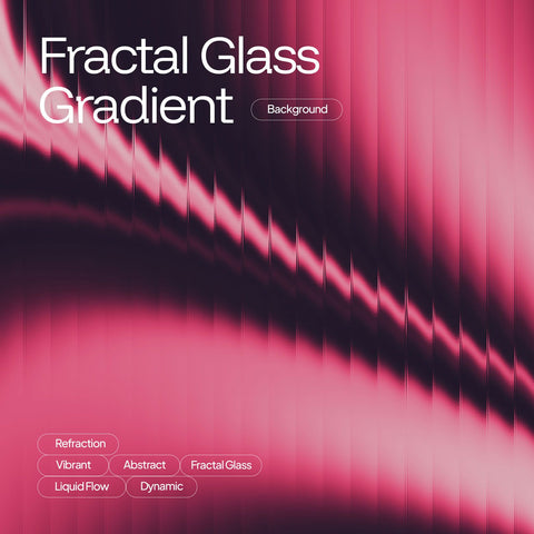 Fractal Glass Vibrant Gradient Background Pack