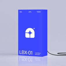 Frameless Lightbox Signage Mockups