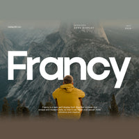 Francy Modern Sans Display Font