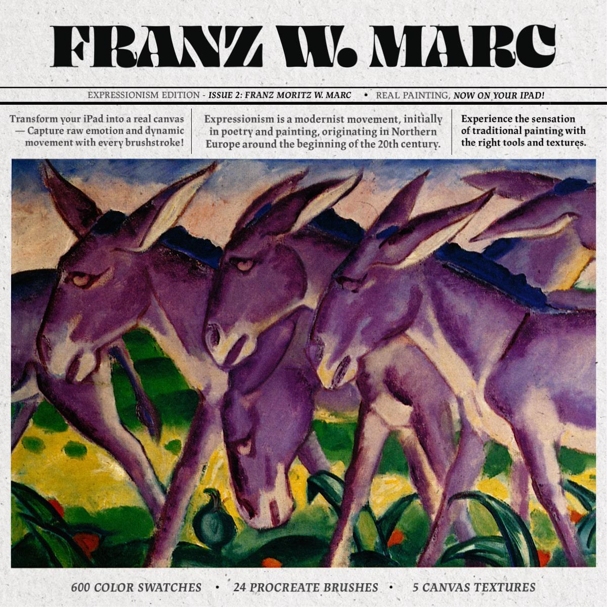 Franz Marc Procreate Kit