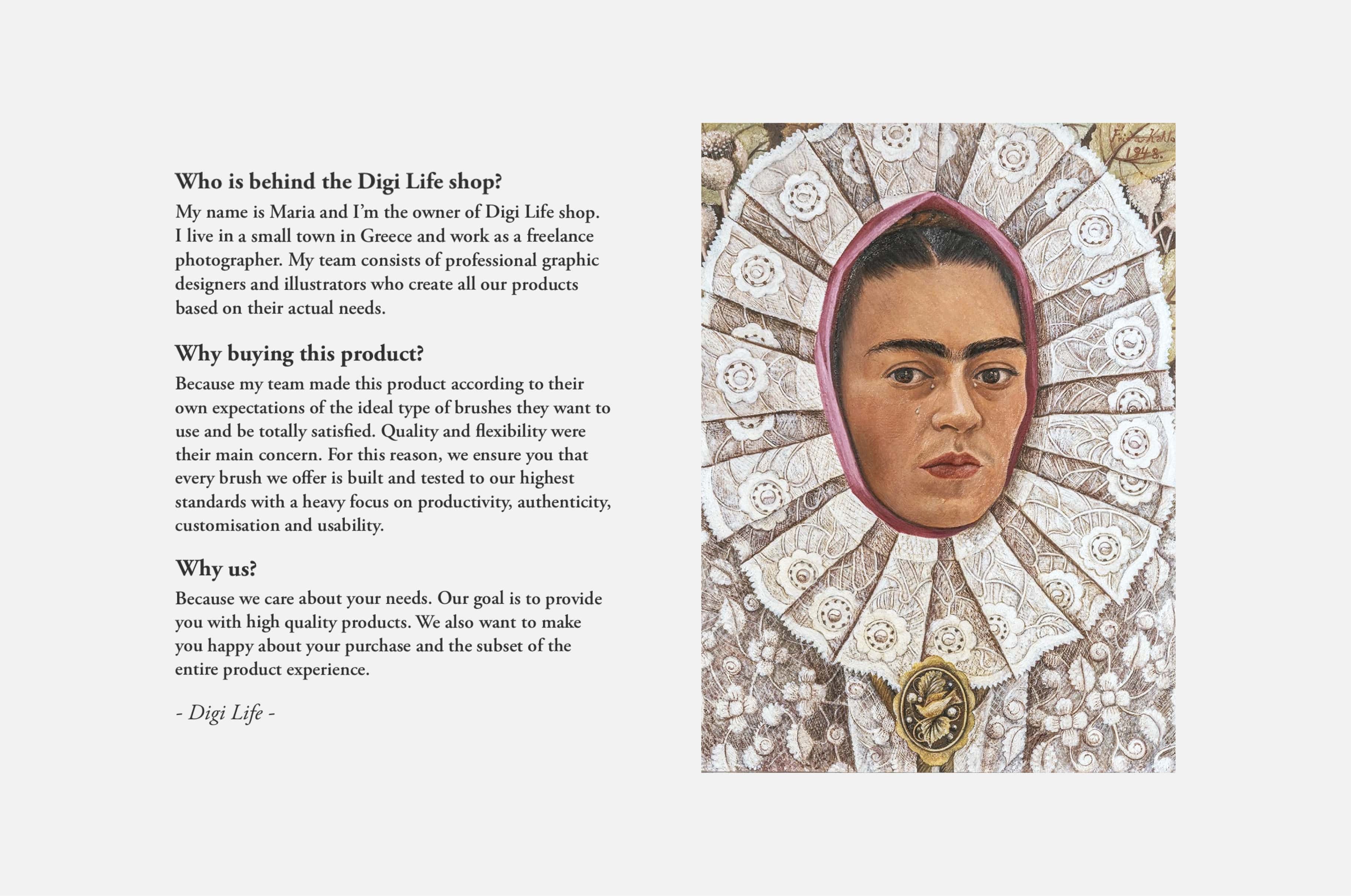 Frida Kahlo Procreate Kit