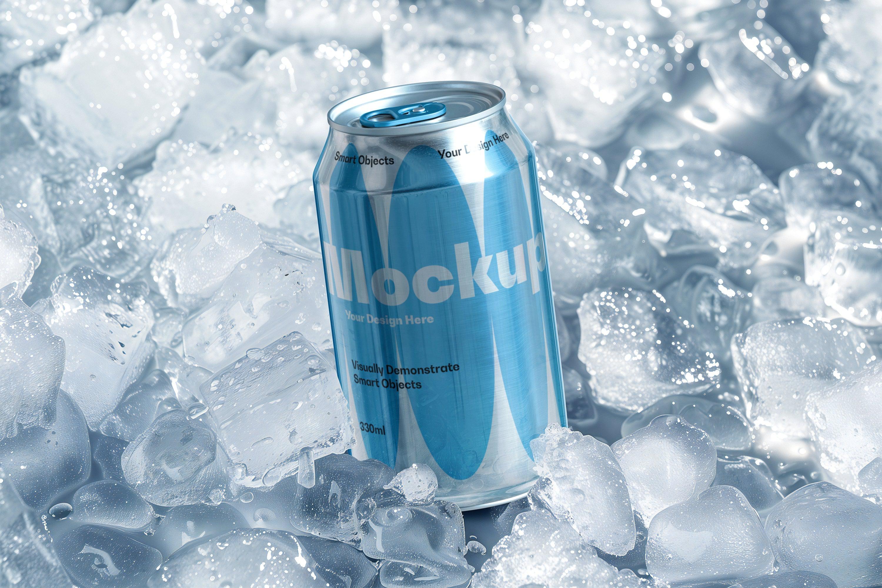 Frozen Can Mockup Set