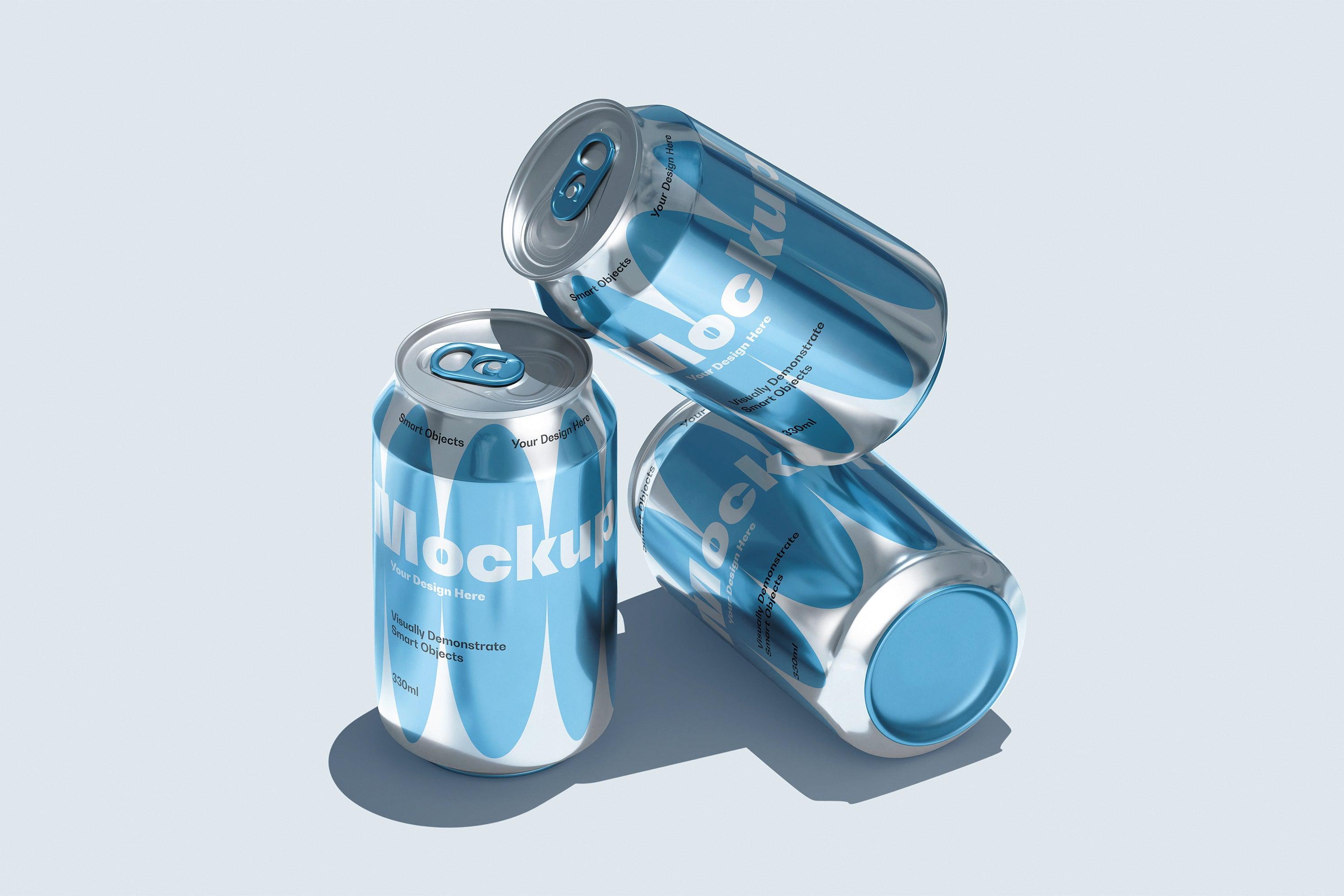 Frozen Can Mockup Set