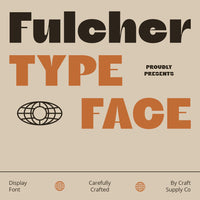 Fulcher – Bold Sans Serif